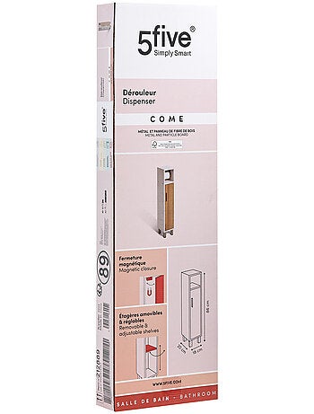 Dérouleur WC 1 porte effet marbre COME