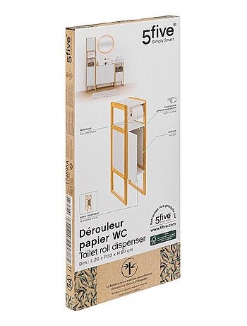 Dérouleur WC avec réserve Natureo blanc