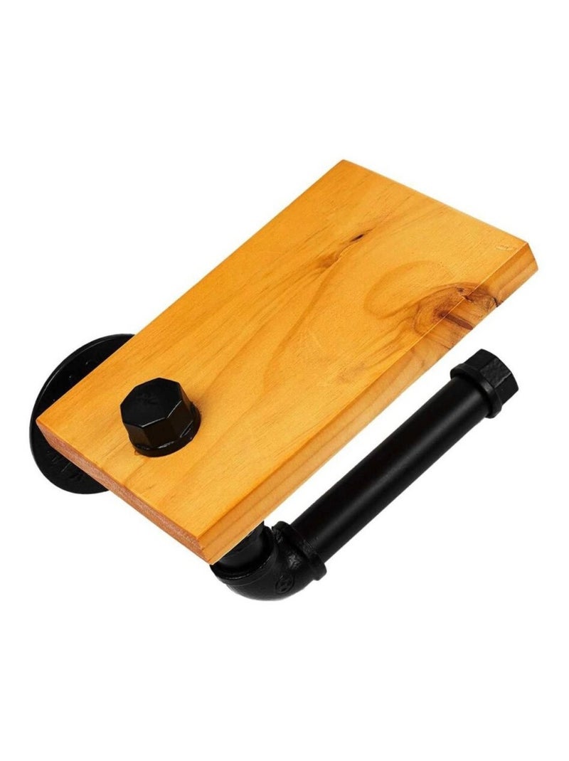 Dérouleur WC avec support industriel Noir - Kiabi