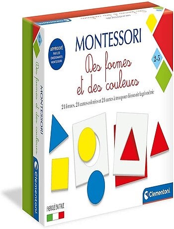 Des Formes Et Des Couleurs Montessori - Clementoni