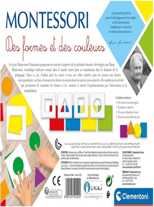 Des Formes Et Des Couleurs Montessori - Clementoni - Kiabi