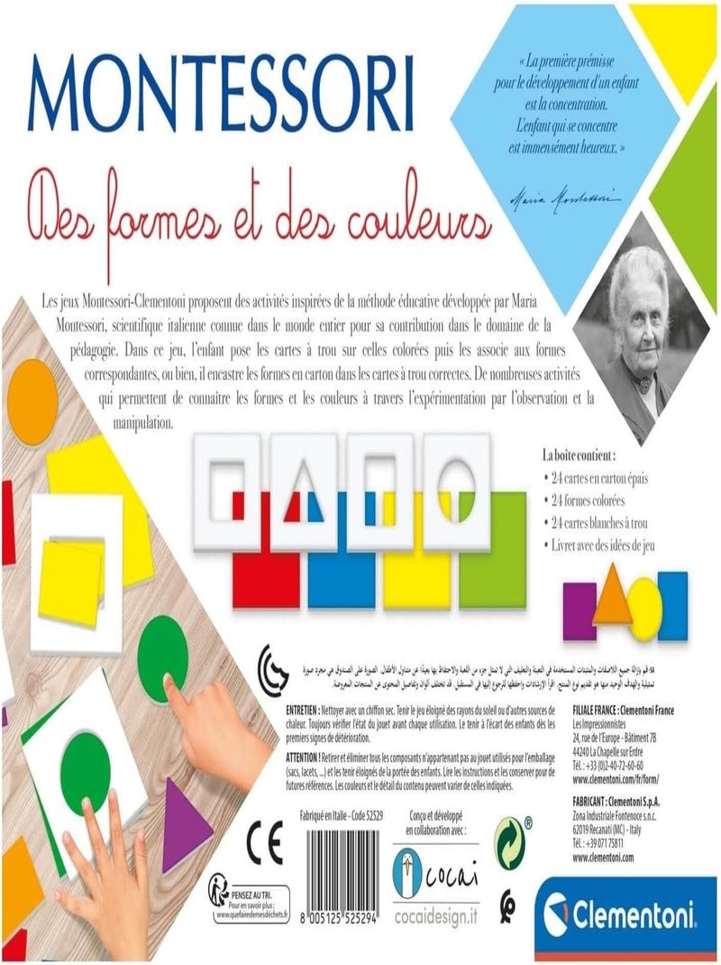 Des Formes Et Des Couleurs Montessori - Clementoni N/A - Kiabi