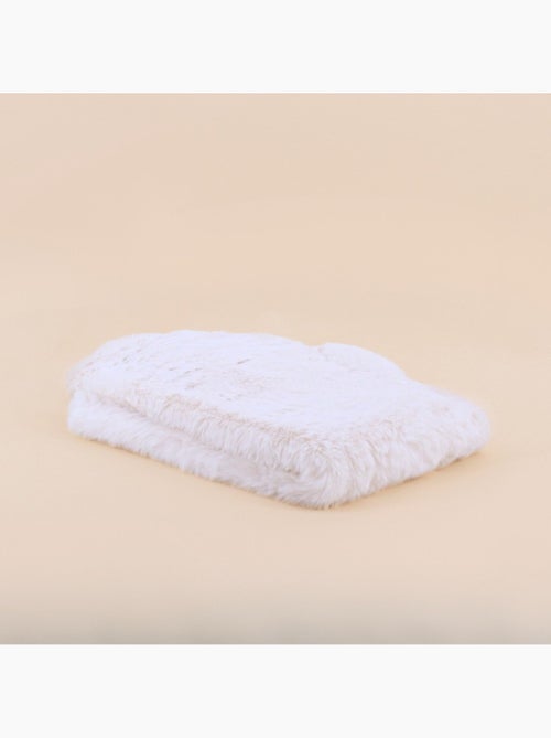 Descente de lit fausse fourrure blanche 90x60cm - Kiabi