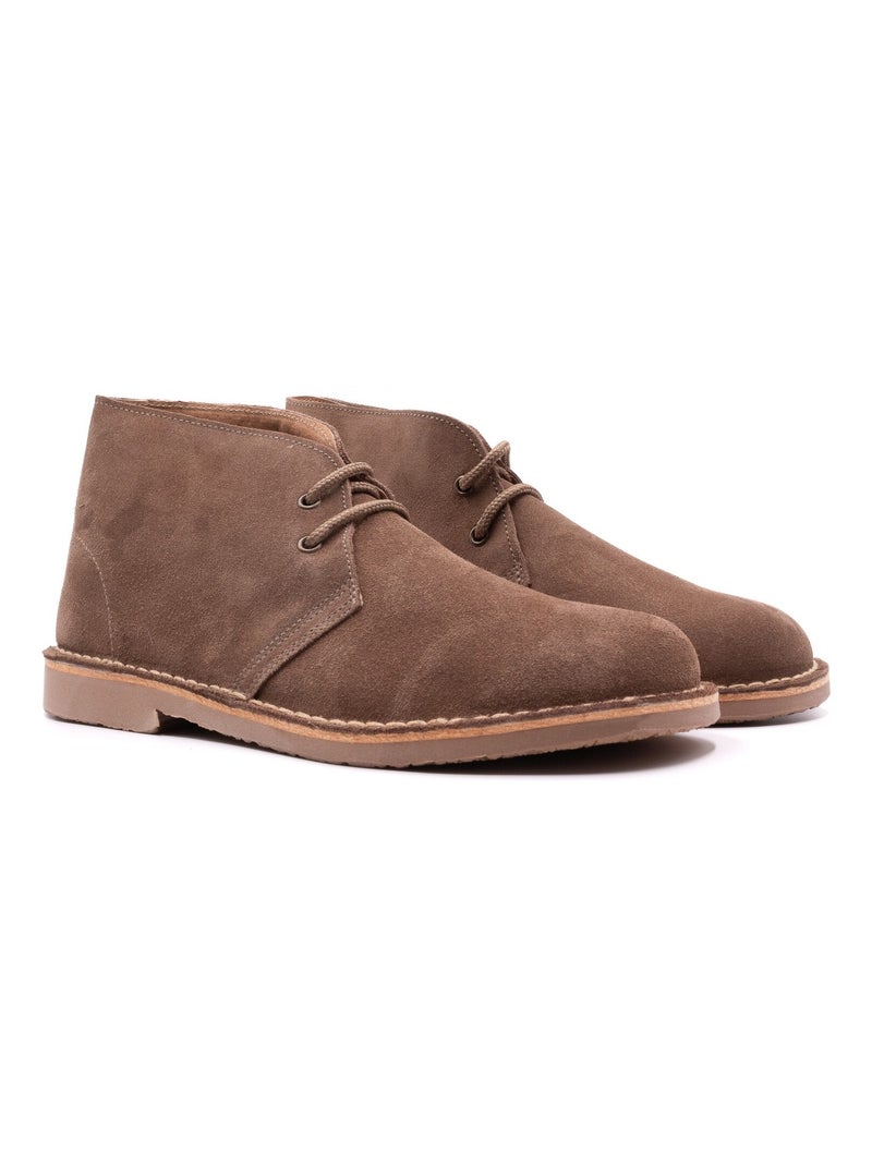 Desert Boots En Daim - Boni Amaury Gris souris - Kiabi