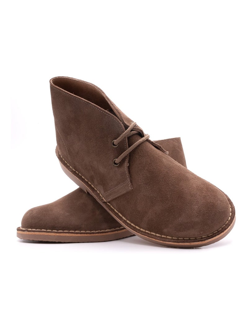 Desert Boots En Daim - Boni Amaury Gris souris - Kiabi