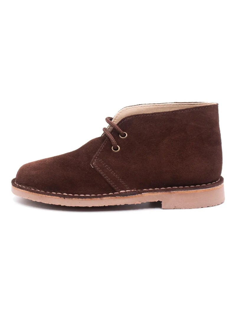 Desert Boots En Daim - Boni Amaury Marron chocolat - Kiabi