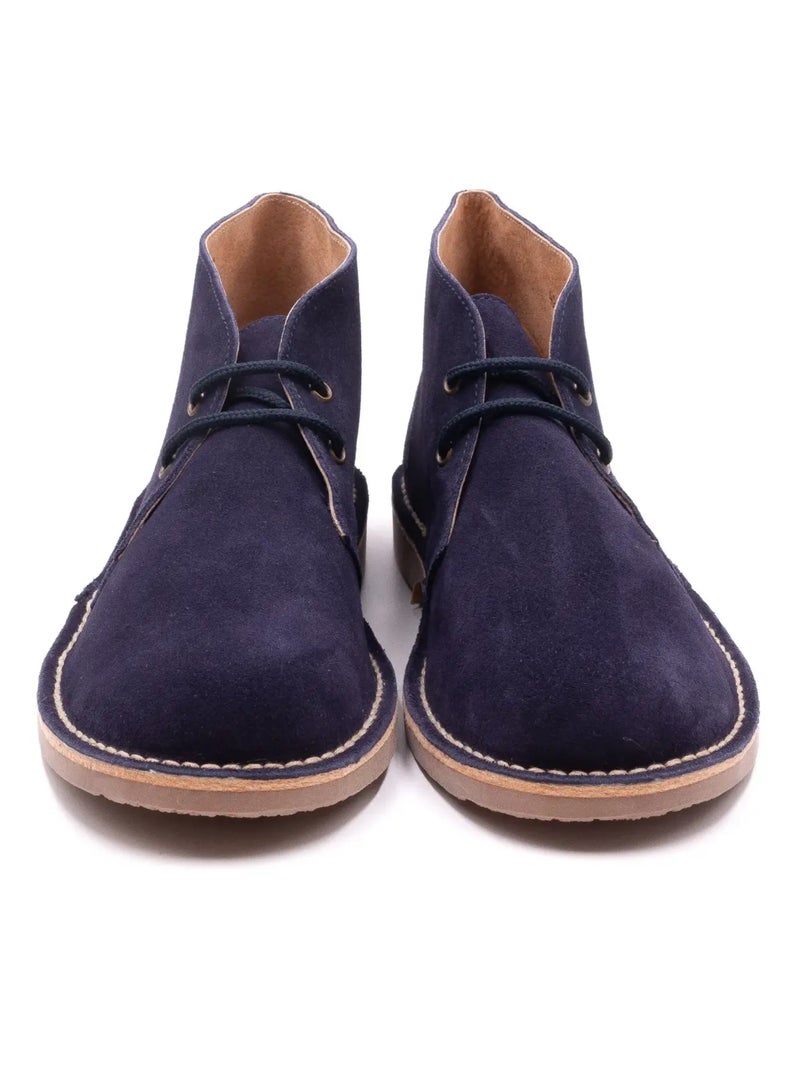 Desert Boots En Daim - Boni Amaury Noir Bleu marine Bleu - Kiabi