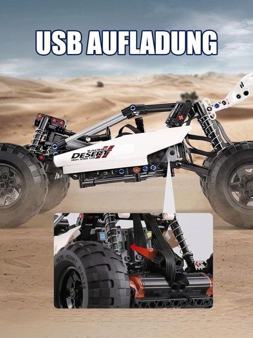 Desert Racing Buggy Ensemble de construction télécommandé - Kiabi