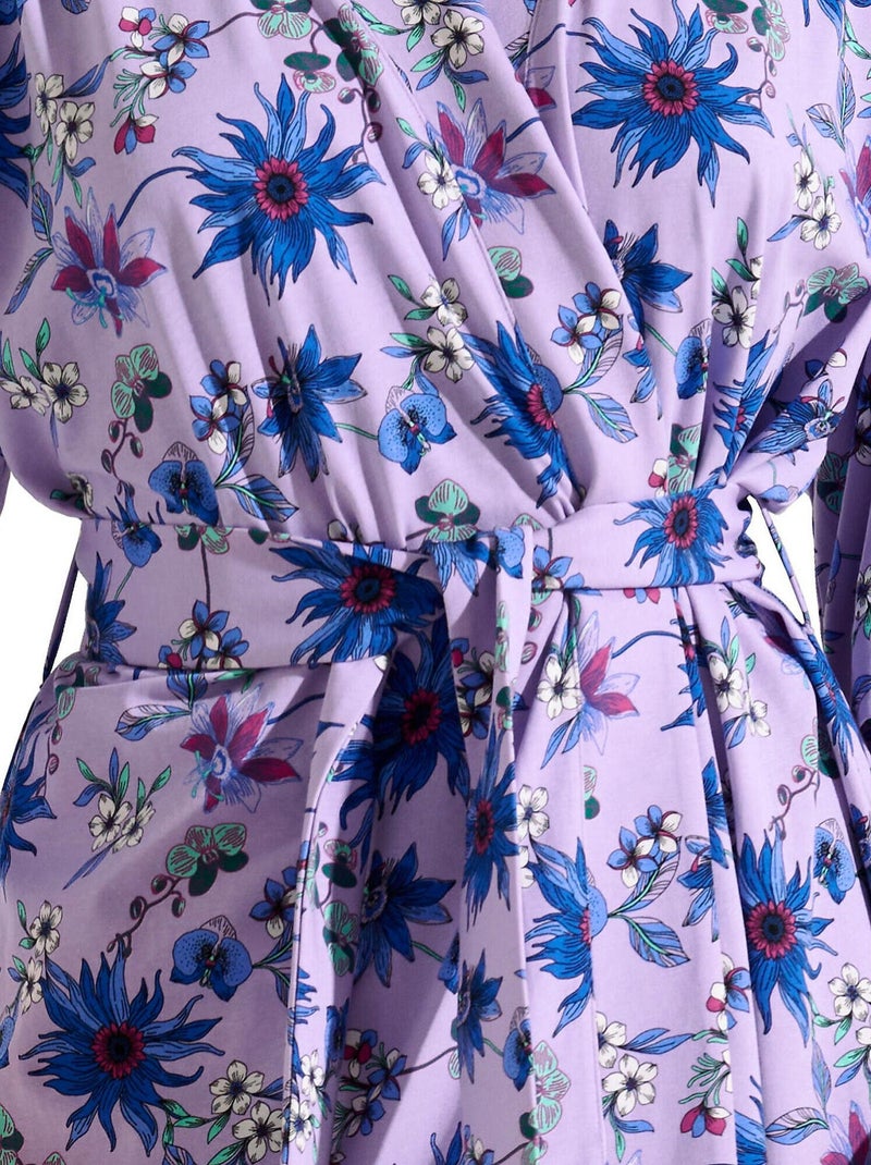 Déshabillé Flowers Orange - Kiabi