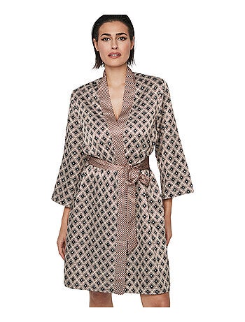 Déshabillé kimono P116 SATIN SUBLIME