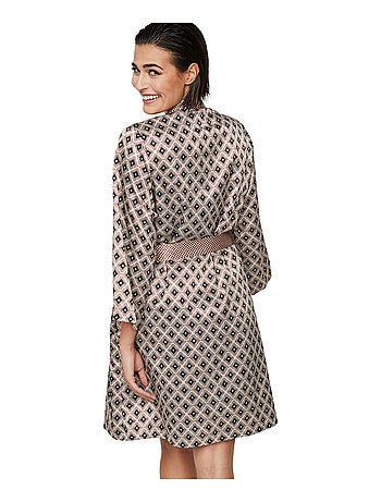 Déshabillé kimono P116 SATIN SUBLIME