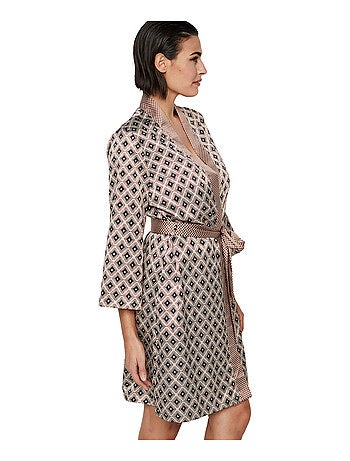 Déshabillé kimono P116 SATIN SUBLIME