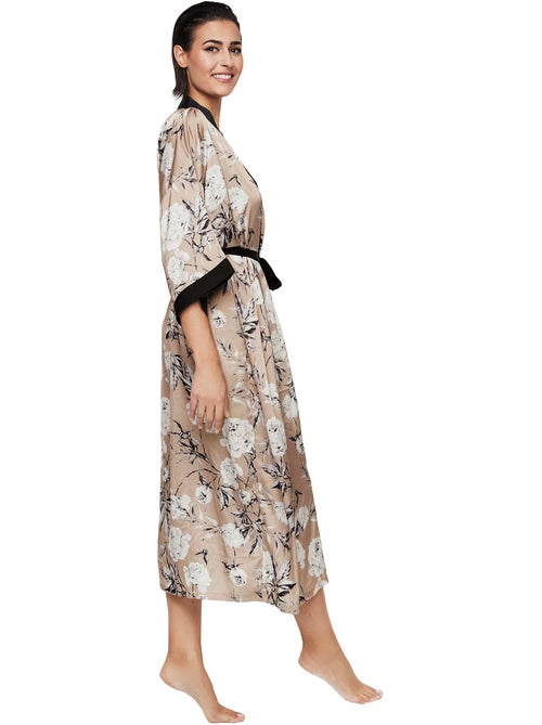 Déshabillé long manches trois quarts MALITZIA - Kiabi Déshabillé long manches trois quarts MALITZIA - Kiabi
