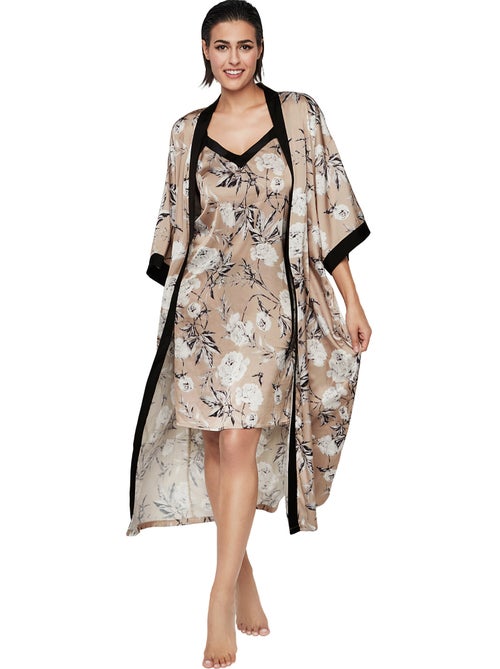 Déshabillé long manches trois quarts MALITZIA - Kiabi Déshabillé long manches trois quarts MALITZIA - Kiabi
