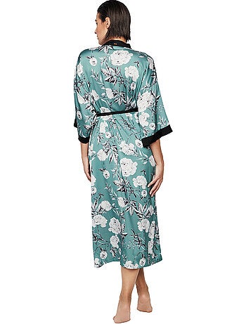 Déshabillé long manches trois quarts MALITZIA