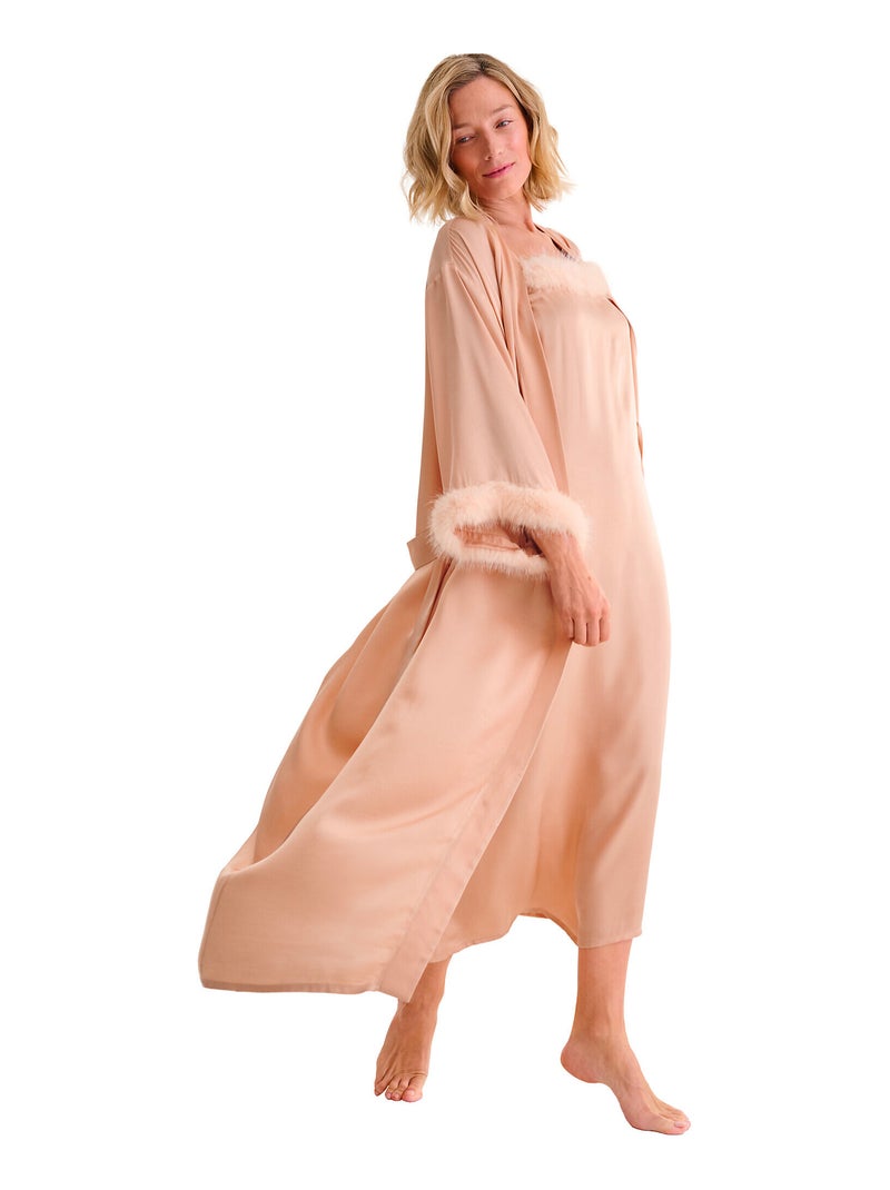 Déshabillé long PASSION Rose - Kiabi