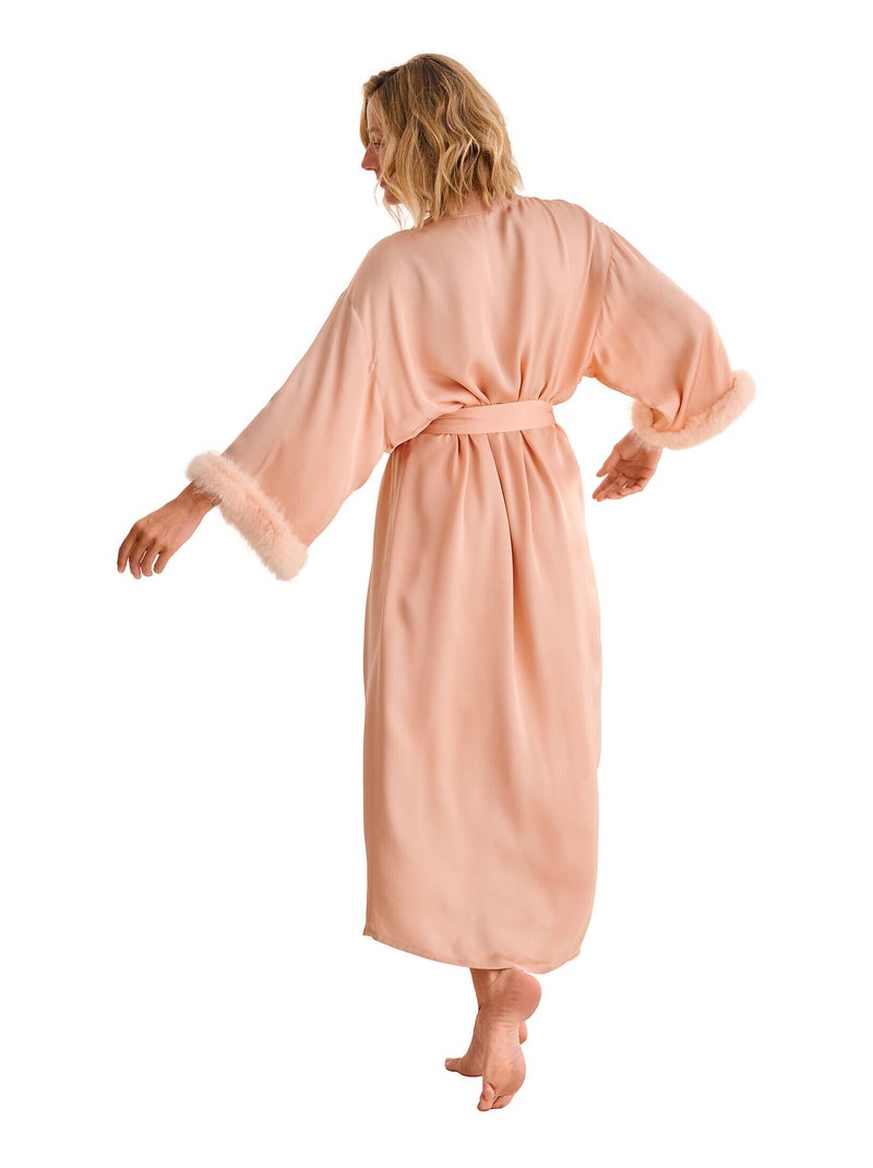 Déshabillé long PASSION Rose - Kiabi