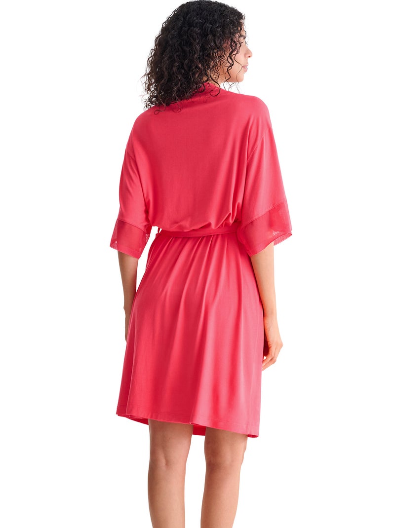 Déshabillé manches mi-longues SIA Rose - Kiabi