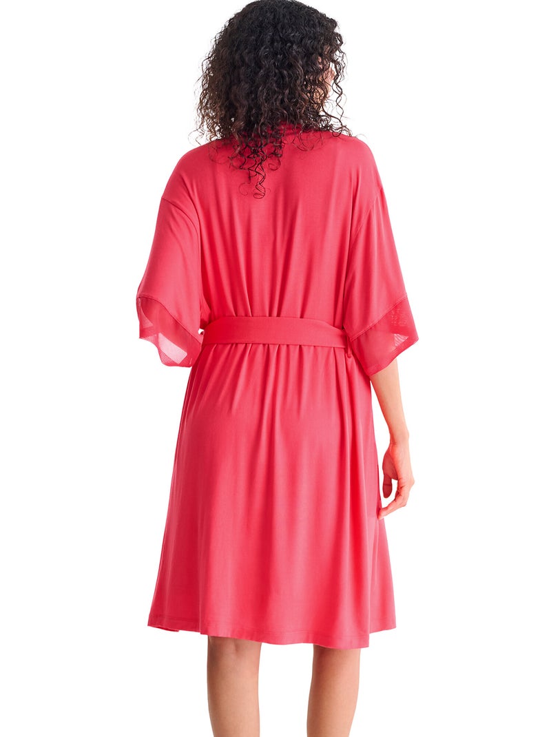 Déshabillé manches mi-longues SIA Rose - Kiabi