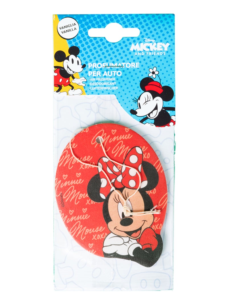 Désodorisant pour voiture - Minnie Mouse- Vanille Souris Parfum Élastique Rouge - Kiabi