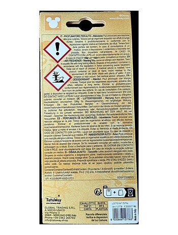 Désodorisant pour voiture en carton Stitch - Parfum vanille, arôme sucré et longue durée