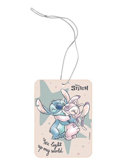 Désodorisant pour voiture en carton Stitch - Parfum vanille, arôme sucré et longue durée - Kiabi