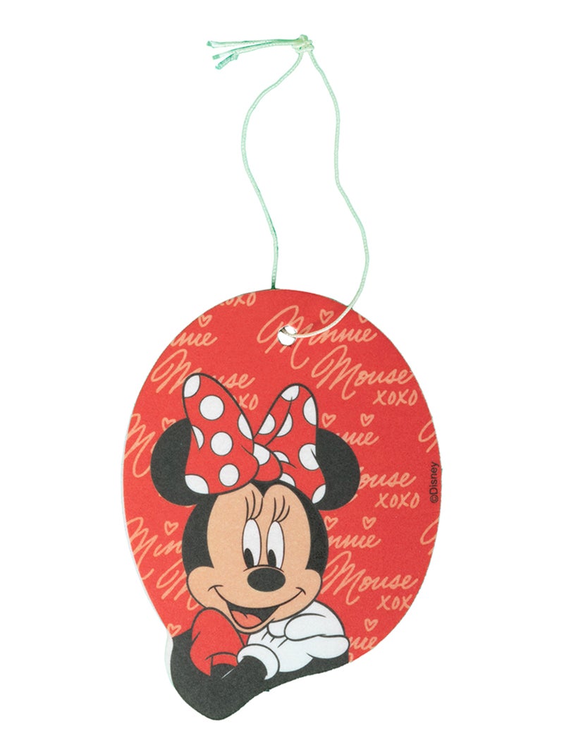 Désodorisant pour voiture Minnie Mouse Vanille Souris Parfum Élastique Rouge - Kiabi