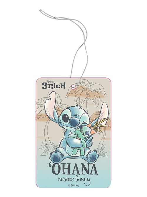 Désodorisant voiture Stitch en carton – Parfum tropical ciel, frais, exotique et longue durée - Kiabi