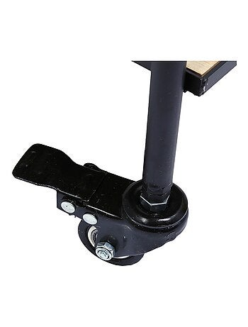 Desserte à roulettes bois et métal