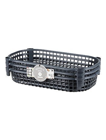 Desserte à roulettes en plastique 3 niveaux