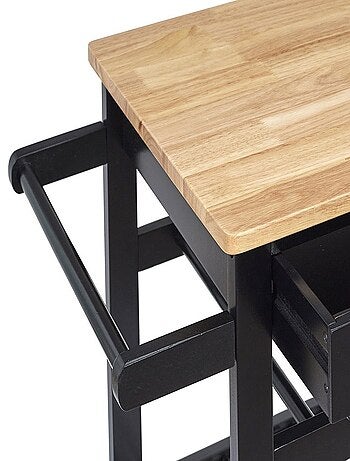 Desserte à roulettes blanc