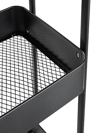 Desserte à roulettes sur 3 niveaux métal EQUIPMENT