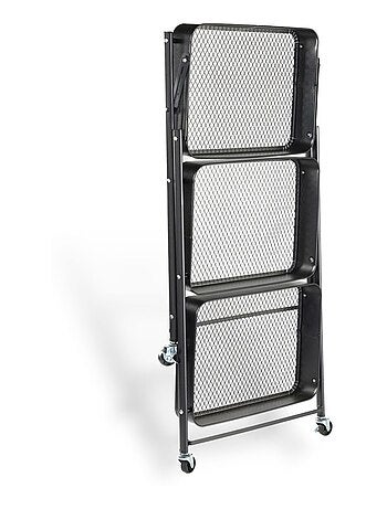 Desserte à roulettes sur 3 niveaux métal EQUIPMENT