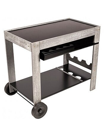 Desserte en bois spéciale " Plancha