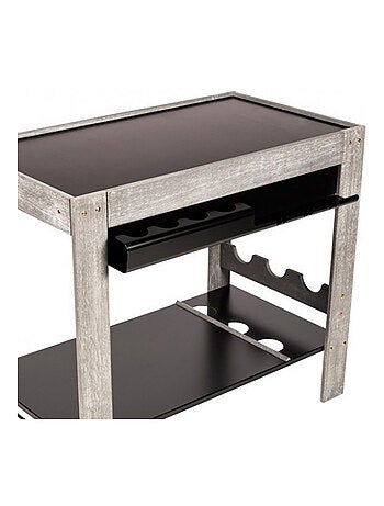 Desserte en bois spéciale " Plancha