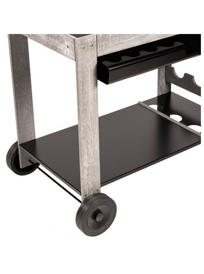 Desserte en bois spéciale " Plancha " Marron foncé - Kiabi