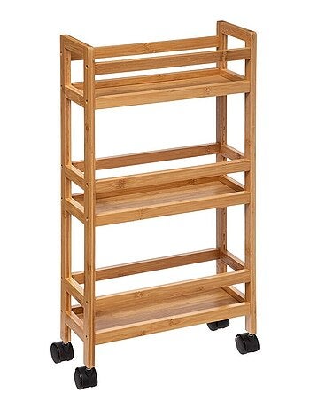 Desserte fine 3 niveaux bambou