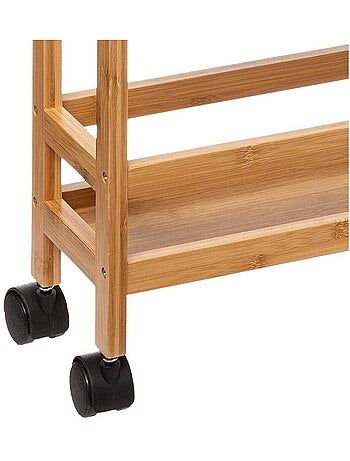 Desserte fine 3 niveaux bambou