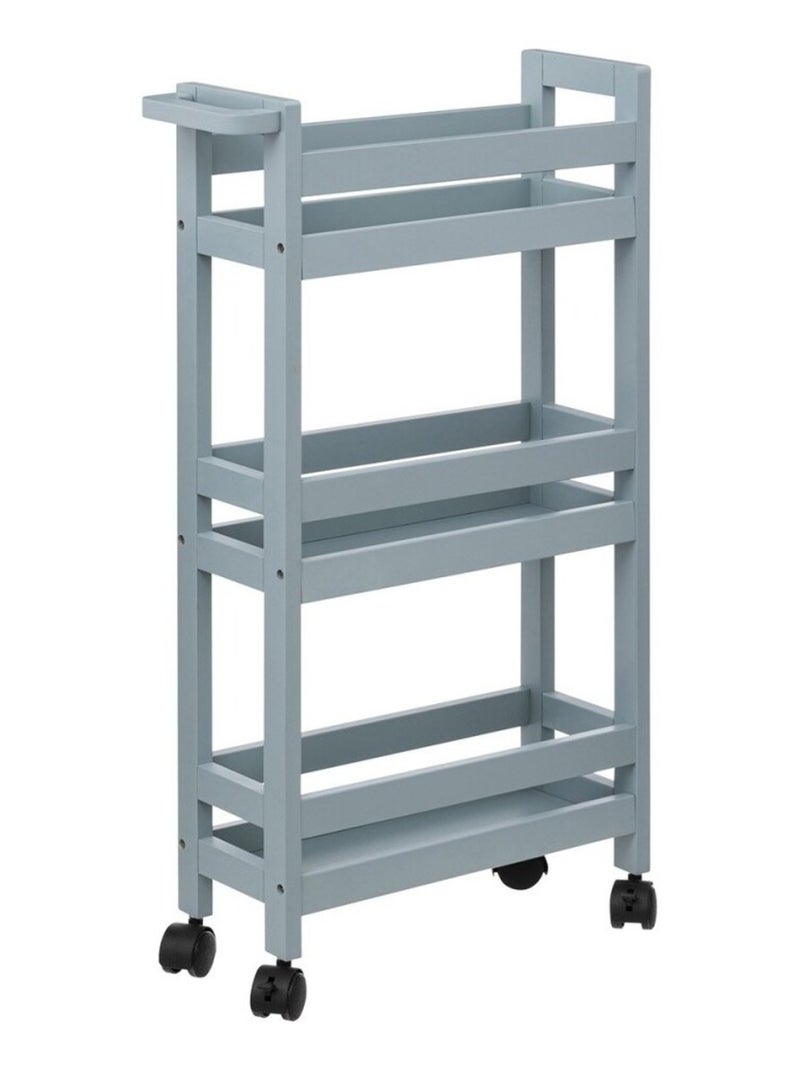Desserte roulettes 3 niveaux artic Bleu gris - Kiabi