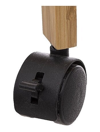 Desserte roulettes 3 niveaux bambou Linha