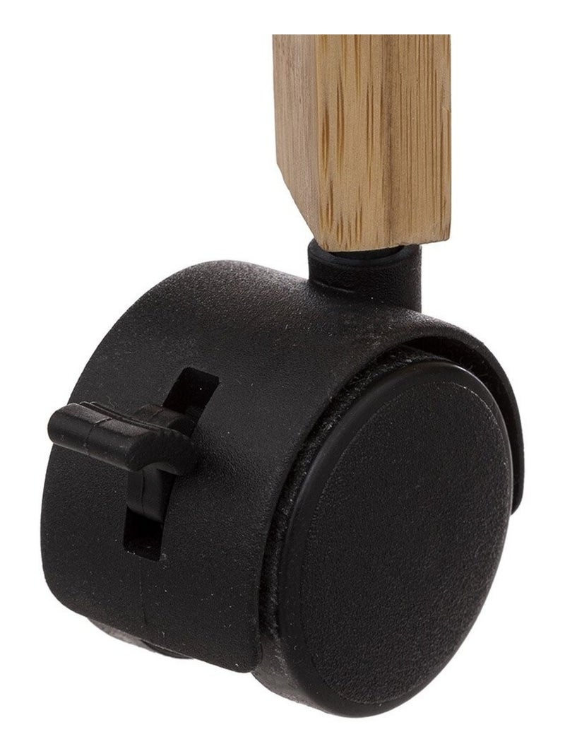 Desserte roulettes 3 niveaux bambou Linha Beige - Kiabi