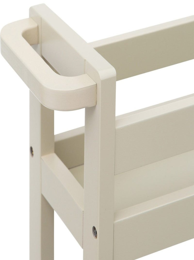 Desserte roulettes 3 niveaux lin Beige - Kiabi