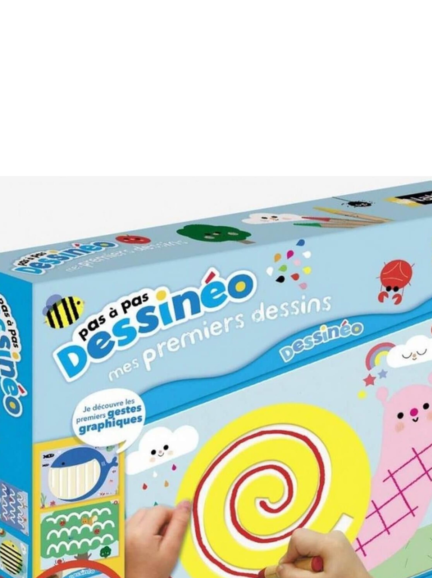 Nathan Dessineo - Mes Premiers Dessins | Pochoirs Évolutifs | Apprentissage Graphisme | Dès 2 Ans