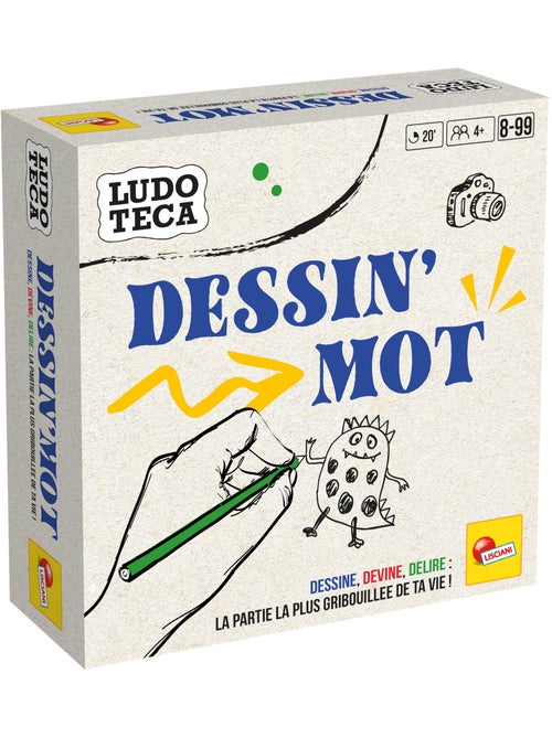 Dessin’Mot – Le Jeu de Dessin, de Mémoire et de Rapidité en Équipe – Lisciani - Kiabi