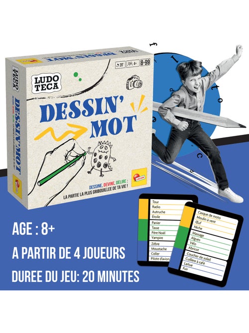 Dessin’Mot – Le Jeu de Dessin, de Mémoire et de Rapidité en Équipe – Lisciani - Kiabi Dessin’Mot – Le Jeu de Dessin, de Mémoire et de Rapidité en Équipe – Lisciani - Kiabi