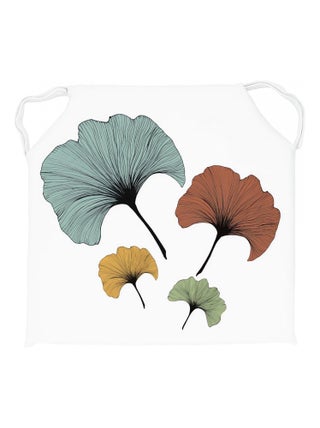 Dessus de chaise 40x40x4 cm GINKGO, par Soleil d'Ocre