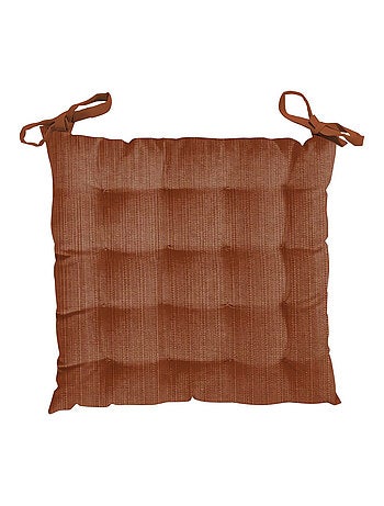 Dessus de chaise capitonné en velours 40X40X5 cm VELVET, par Soleil d'Ocre