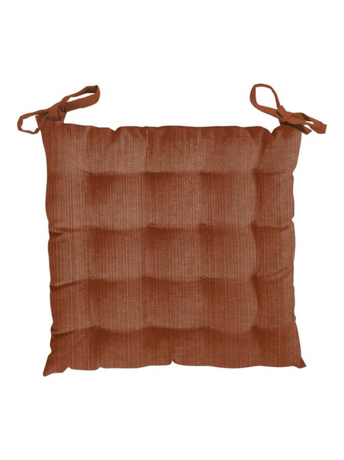 Dessus de chaise capitonné en velours 40X40X5 cm VELVET, par Soleil d'Ocre - Kiabi