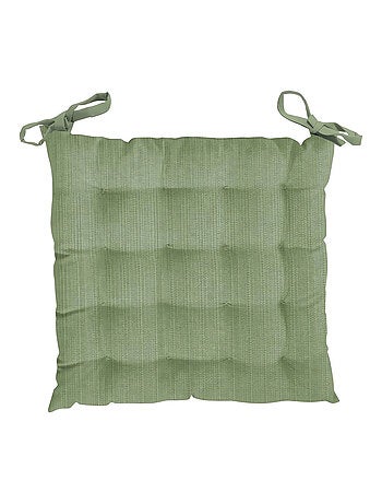 Dessus de chaise capitonné en velours 40X40X5 cm VELVET, par Soleil d'Ocre