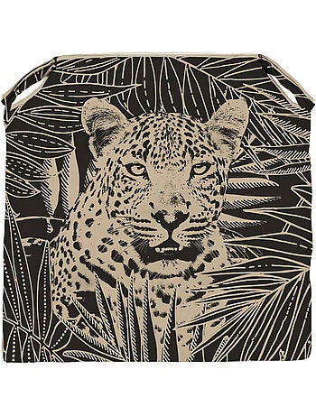 Dessus de chaise en coton 40x40x4 cm SAFARI, par Soleil d'Ocre